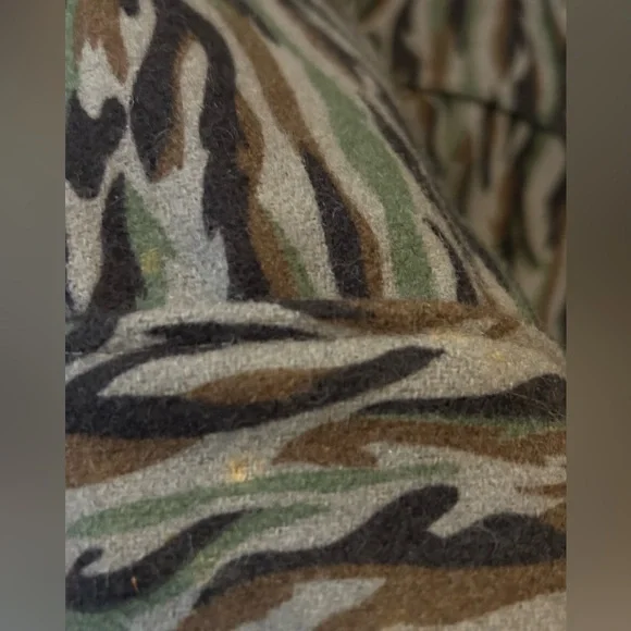 Vintage 100% Wool Woolrich Button Down Shirt Jacket Made in USA Men’s Medium - Picture 7 of 8